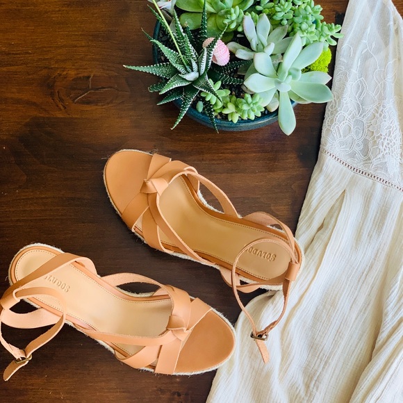 Anthropologie Shoes - SOLUDOS CHARLOTTE ESPADRILLE WEDGE SANDALS